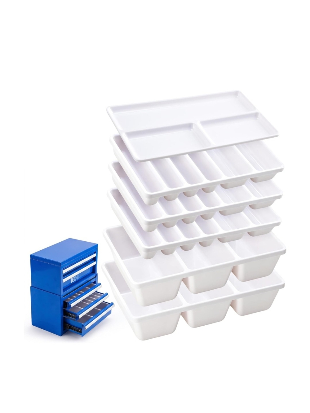 KOBALT Mini Toolbox Organizer Trays 6PCS Each - Set of 2
